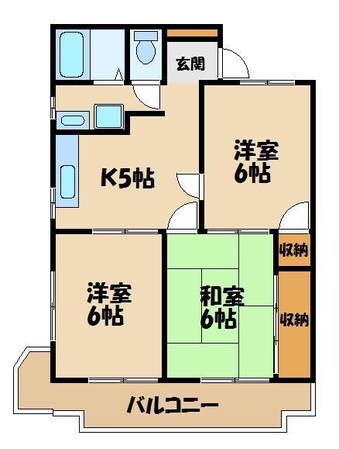 農住メゾン平野台の物件間取画像